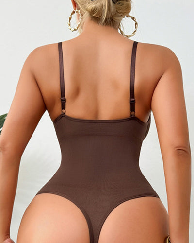 SCULVEX® Form — Deep V Bodysuit Tummy Control