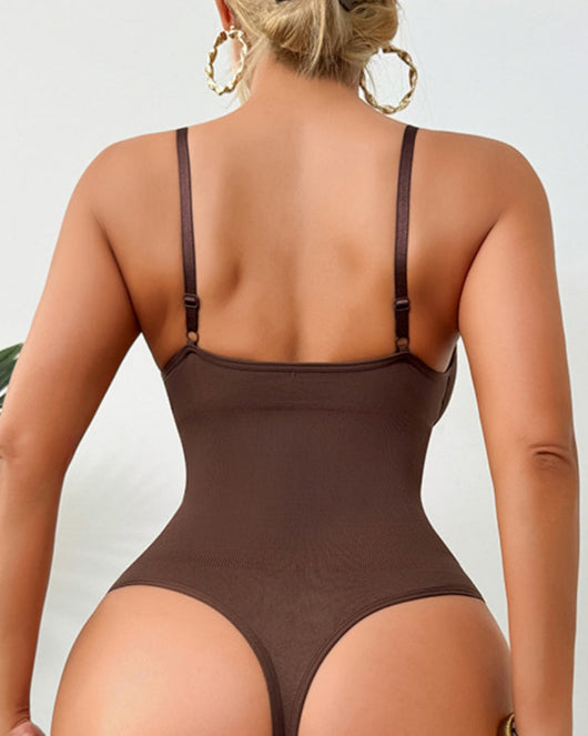 SCULVEX® Form — Deep V Bodysuit Tummy Control