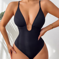 SCULVEX® Form — Deep V Bodysuit Tummy Control