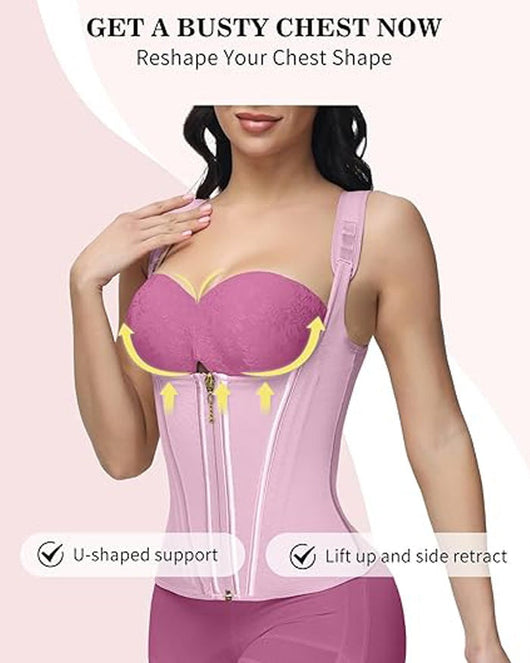 SCULVEX® Steel — Waist Trainer Corset Vest Steel Boned