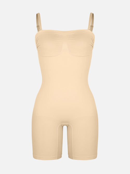 SCULVEX® Flex II — Seamless Strapless Bodysuit Removable Straps