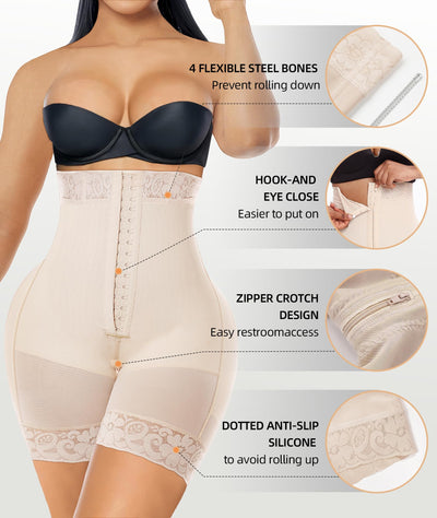 SCULVEX® Slim — Tummy Control Shaping Shorts Zipper Crotch