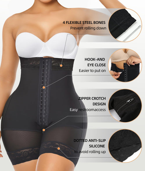 SCULVEX® Slim — Tummy Control Shaping Shorts Zipper Crotch