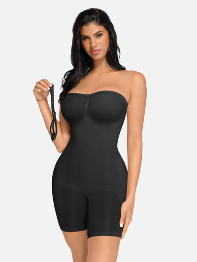 SCULVEX® Flex II — Seamless Strapless Bodysuit Removable Straps