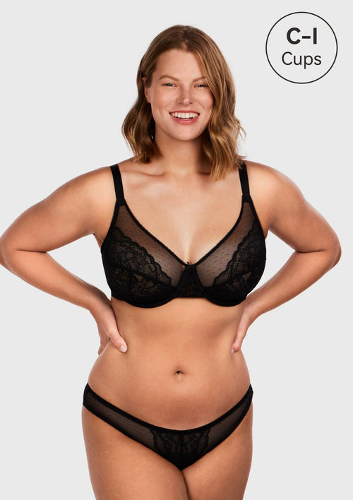 (Cardi B recommends)Enchante Unlined Lace Underwire Bra
