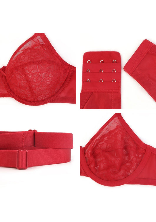 (Cardi B recommends)Enchante Unlined Lace Underwire Bra