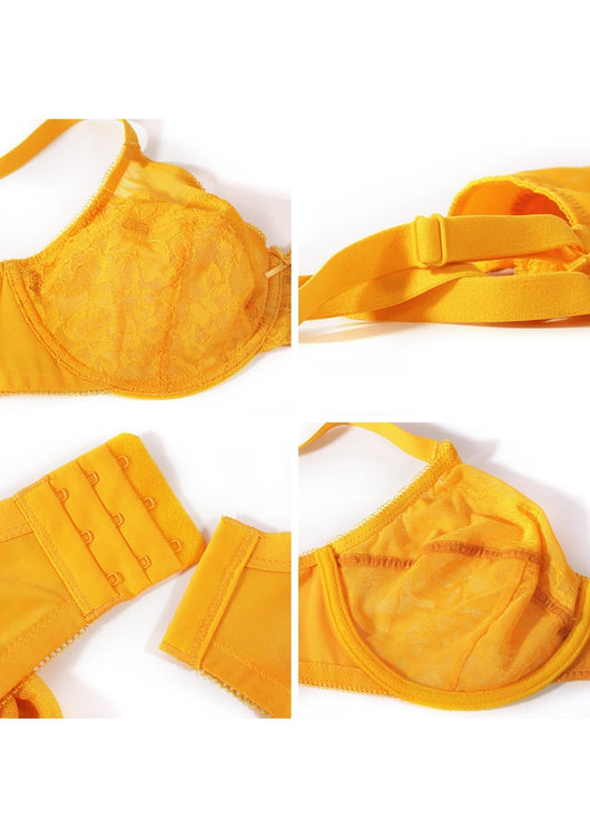 (Cardi B recommends)Enchante Unlined Lace Underwire Bra