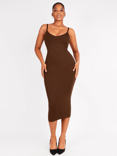 SCULVEX® Veil — Seamless Midi Body Shaper Dress