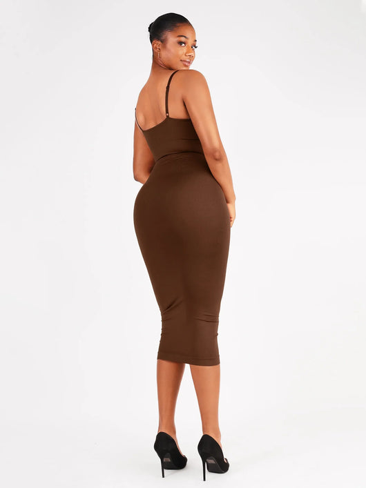 SCULVEX® Veil — Seamless Midi Body Shaper Dress