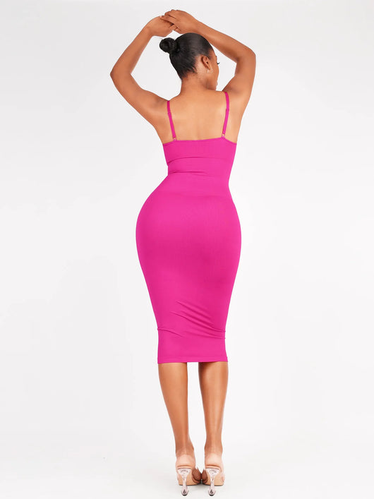 SCULVEX® Veil — Seamless Midi Body Shaper Dress