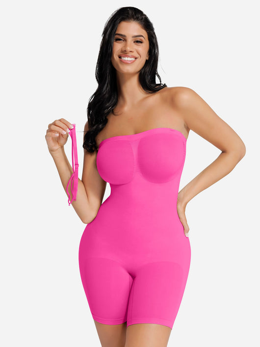 SCULVEX® Flex II — Seamless Strapless Bodysuit Removable Straps