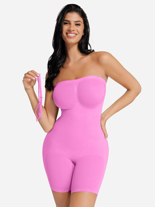 SCULVEX® Flex II — Seamless Strapless Bodysuit Removable Straps
