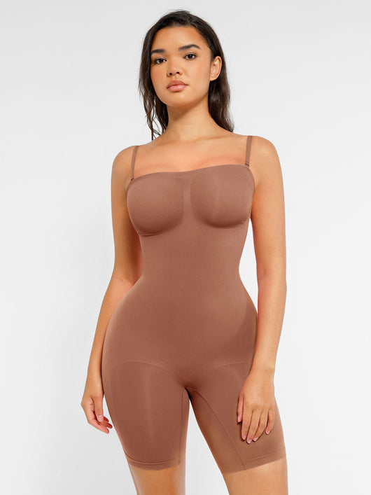 SCULVEX® Flex - Strapless Seamless Bodysuit Removable Straps