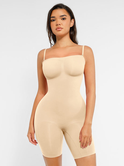 SCULVEX® Flex - Strapless Seamless Bodysuit Removable Straps