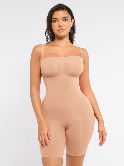 SCULVEX® Flex - Strapless Seamless Bodysuit Removable Straps