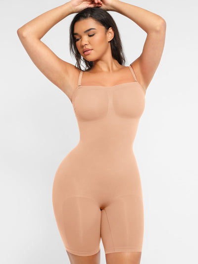 SCULVEX® Flex - Strapless Seamless Bodysuit Removable Straps