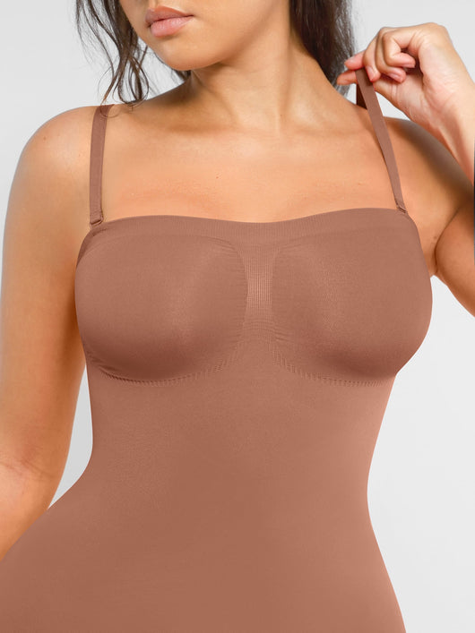 SCULVEX® Flex - Strapless Seamless Bodysuit Removable Straps