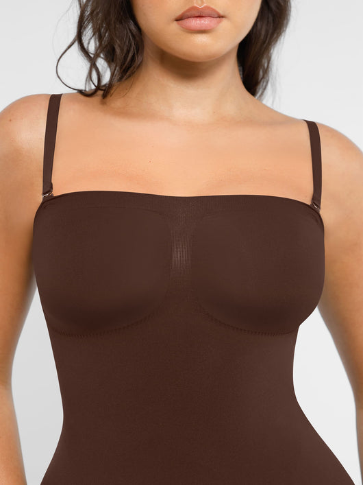 SCULVEX® Flex - Strapless Seamless Bodysuit Removable Straps