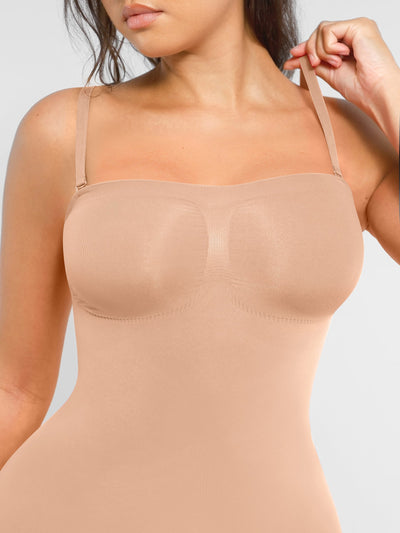 SCULVEX® Flex - Strapless Seamless Bodysuit Removable Straps