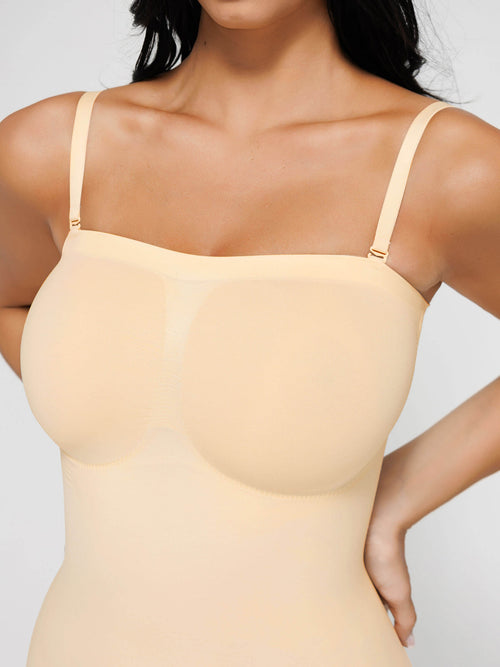 SCULVEX® Flex II — Seamless Strapless Bodysuit Removable Straps