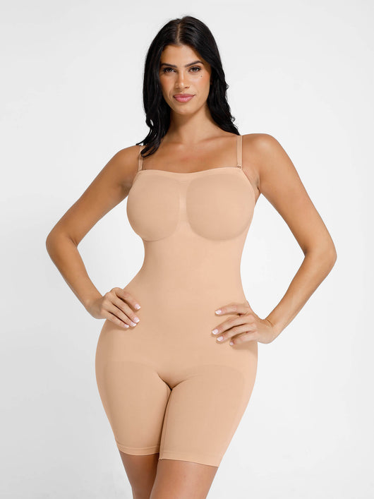 SCULVEX® Flex II — Seamless Strapless Bodysuit Removable Straps