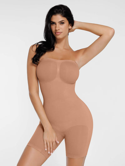 SCULVEX® Flex II — Seamless Strapless Bodysuit Removable Straps