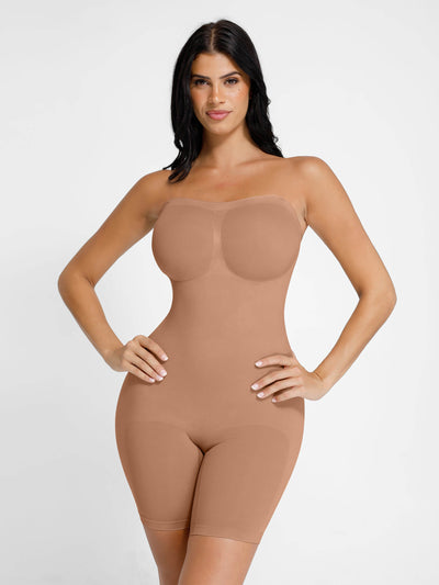 SCULVEX® Flex II — Seamless Strapless Bodysuit Removable Straps