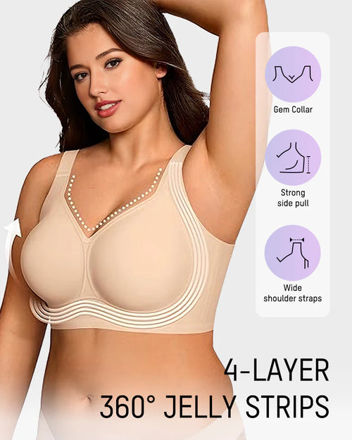 SCULVEX® Jelly — Plus Size Seamless Supportive Bra