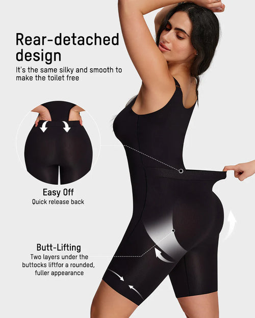 SCULVEX® Form II — Zip-Up Tummy Control Short Bodysuit