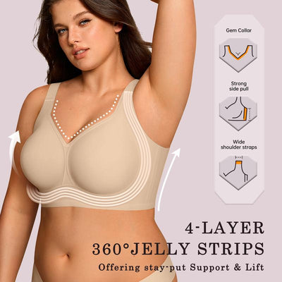 SCULVEX® Jelly — Plus Size Seamless Supportive Bra