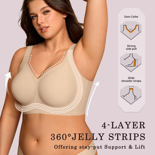 SCULVEX® Jelly — Plus Size Seamless Supportive Bra