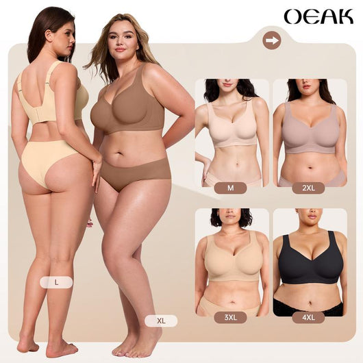 SCULVEX® Jelly — Plus Size Seamless Supportive Bra
