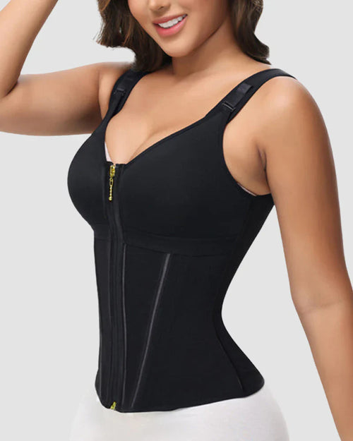 SCULVEX® Steel II — Double-Layer Waist Shaper Girdle With Bra