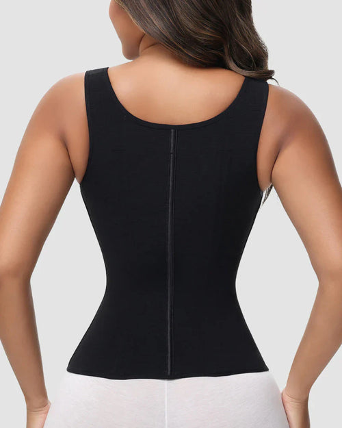 SCULVEX® Steel II — Double-Layer Waist Shaper Girdle With Bra