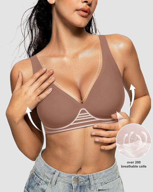 SCULVEX® Lift — V-Neck Wireless Comfort Bra