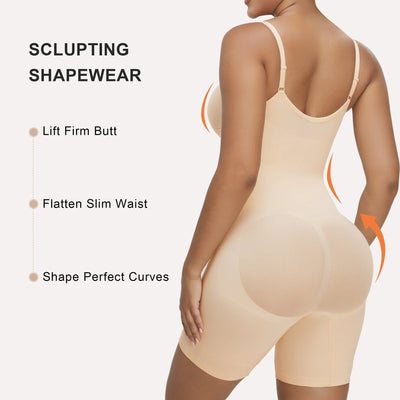 SCULVEX® Form II — Zip-Up Tummy Control Short Bodysuit