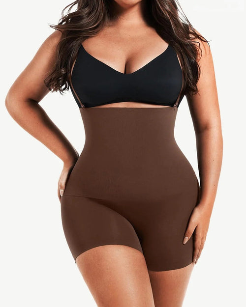 SCULVEX® Contour — High Waist Tummy Control Shorts Removable Straps