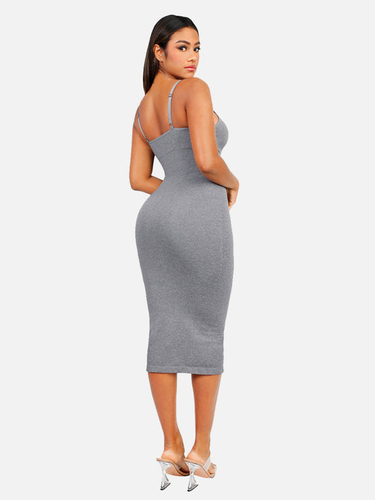 SCULVEX® Veil — Seamless Midi Body Shaper Dress