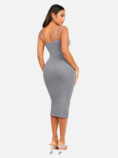 SCULVEX® Veil — Seamless Midi Body Shaper Dress