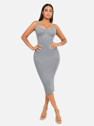 SCULVEX® Veil — Seamless Midi Body Shaper Dress