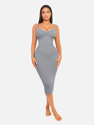 SCULVEX® Veil — Seamless Midi Body Shaper Dress