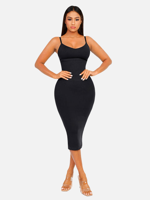 SCULVEX® Veil — Seamless Midi Body Shaper Dress