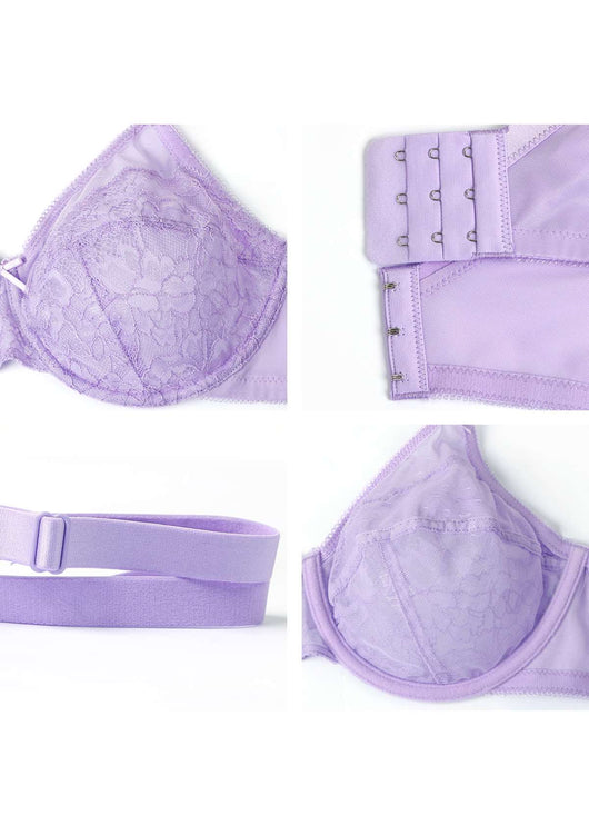 (Cardi B recommends)Enchante Unlined Lace Underwire Bra