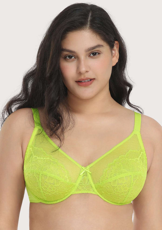 (Cardi B recommends)Enchante Unlined Lace Underwire Bra