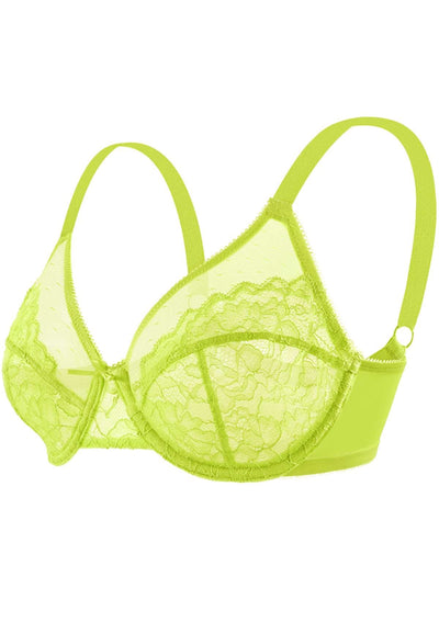 (Cardi B recommends)Enchante Unlined Lace Underwire Bra