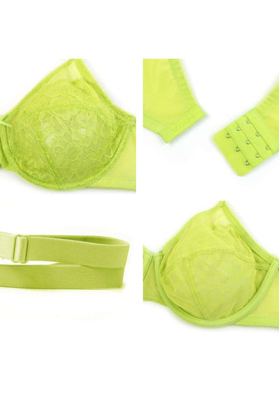(Cardi B recommends)Enchante Unlined Lace Underwire Bra