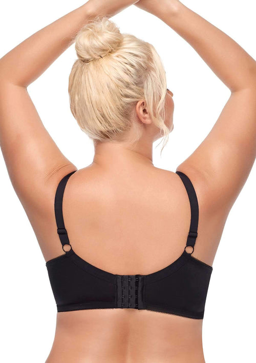 (Cardi B recommends)Enchante Lace Black Underwire Bra Set